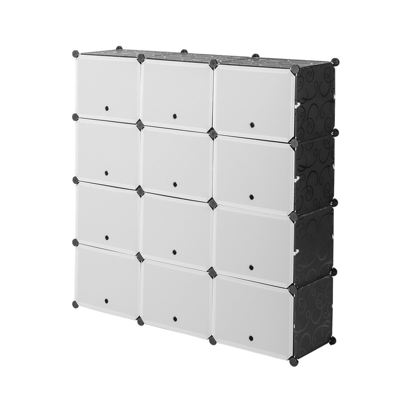DE Direct HAOYYE 7-Tier Portable Shoe Rack Organizer with 21 Grid Storage Shelves Expandable Shoe Tower Cabinet Stand for Entryway Closet Bedroom Living Room Holds Heels Boots Slippers Black