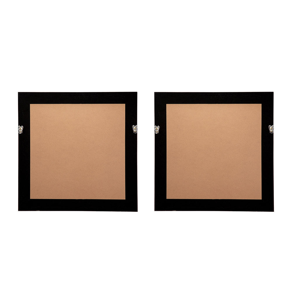 HAOYYE Set of 2 Shadow Box Wall Decor, Modern Design Wall Art Accent, Sturdy and Space-Saving, Dorm Room, and Living Room, Easy Assembly, Heavy Duty