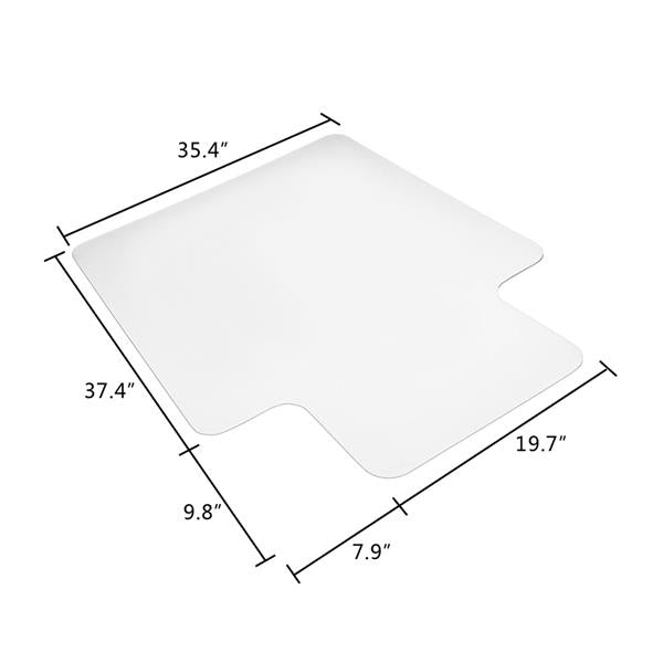 HAOYYE PVC Matte Floor Chair Protective Mat – Transparent Durable Space-Saving Organizer, Modern Design For Home, Office, Living Room – Premium Quality, Stylish Look, Easy To Clean, Versatile Use
