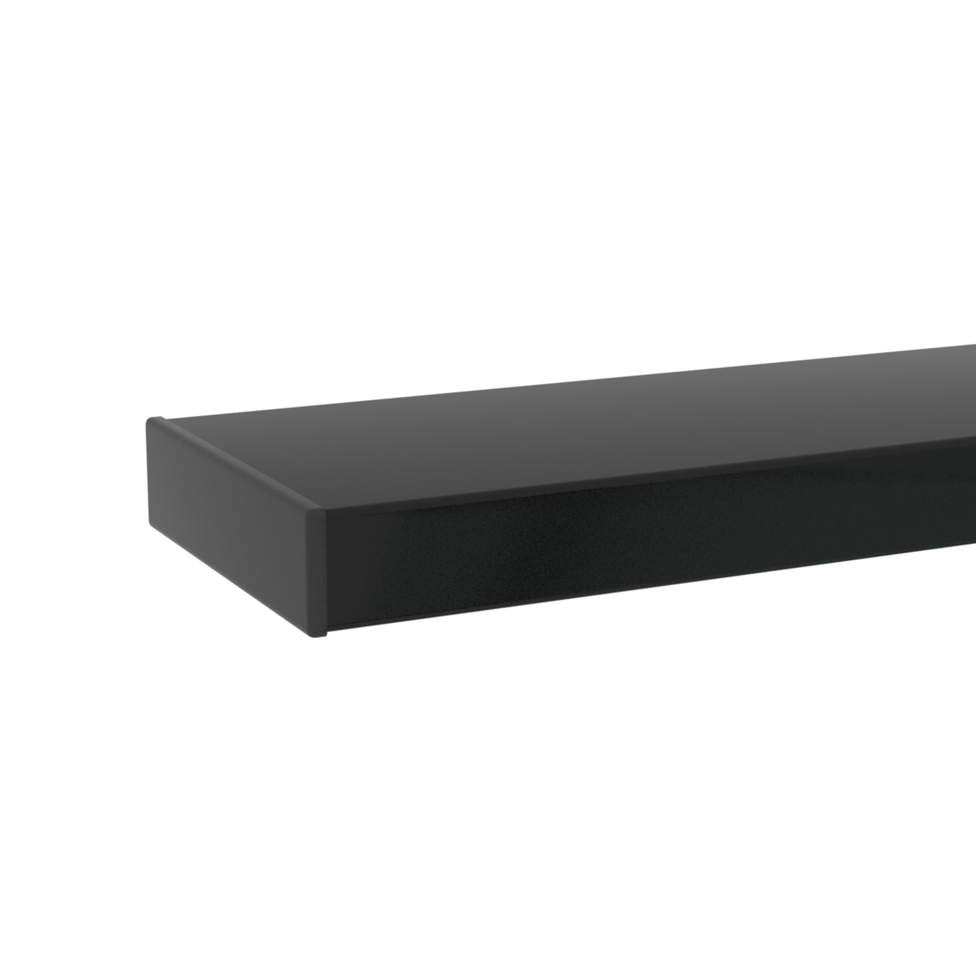 HAOYYE Rectangle Black Glass Coffee Table, Clear Glass Top Modern Side Center Table for Living Room, Stylish and Sturdy Furniture with Space-Saving Design, Heavy Duty, Ideal for Living Room or Dorm Room