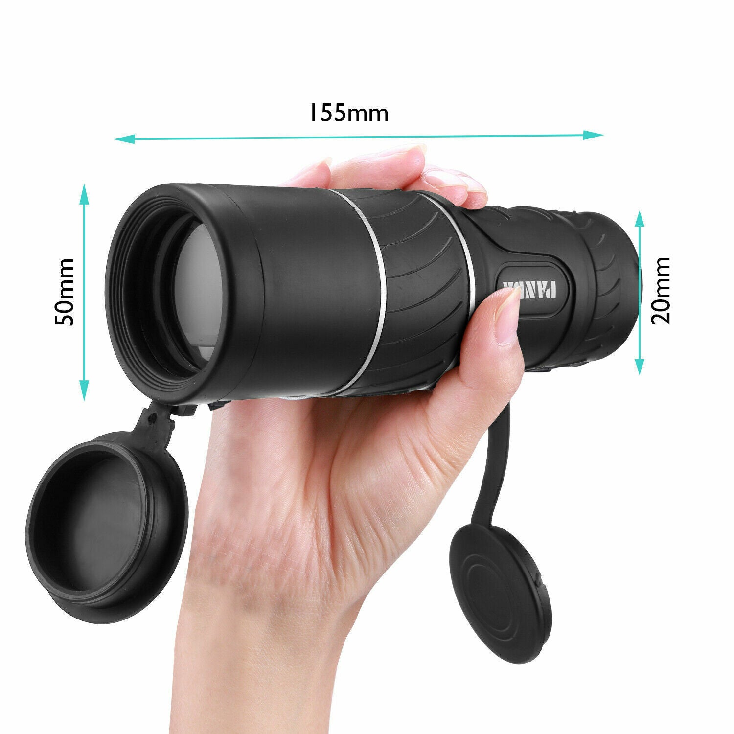 HAOYYE 40x60 HD Monocular Telescope with Day and Night Vision Waterproof Anti-Fog Optical Scope Handheld High Power Zoom for Hunting Camping Wildlife Viewing Nature and Outdoor Observation