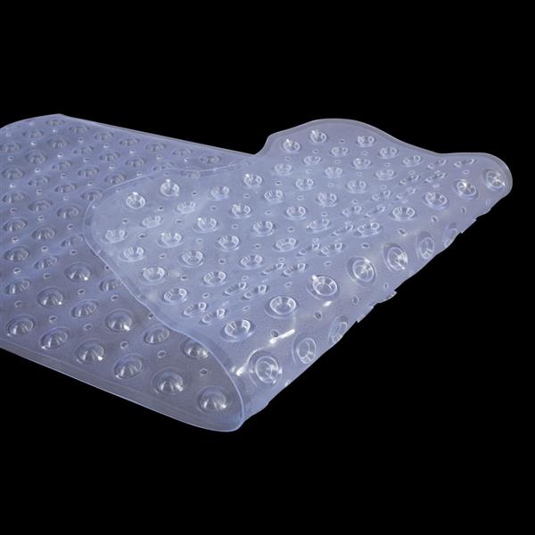 HAOYYE Non-slip Transparent Bathroom Bathtub Mat, Durable and Stylish Bath Mat, Space-saving Design for Home Use, Versatile Bathroom Accessory, Easy-to-clean Material, Comfortable and Modern Bathtub Mat for Safe and Relaxing Showers
