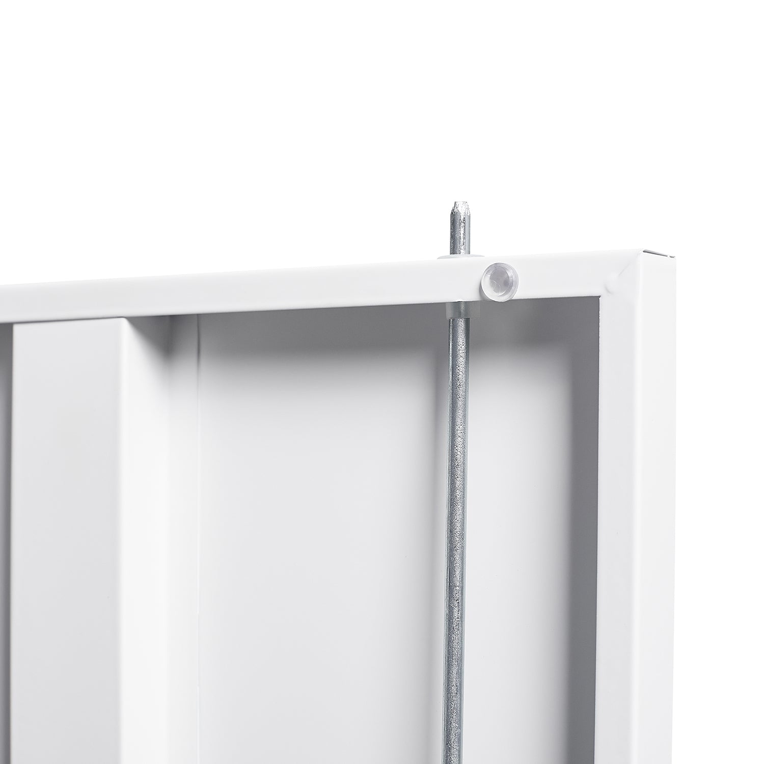HAOYYE Metal Storage Cabinet with Locking Doors and Adjustable Shelves, Folding Filing Storage Locker Cabinet for Home Office, School, Garage, Durable and Space-Saving White Storage Solution